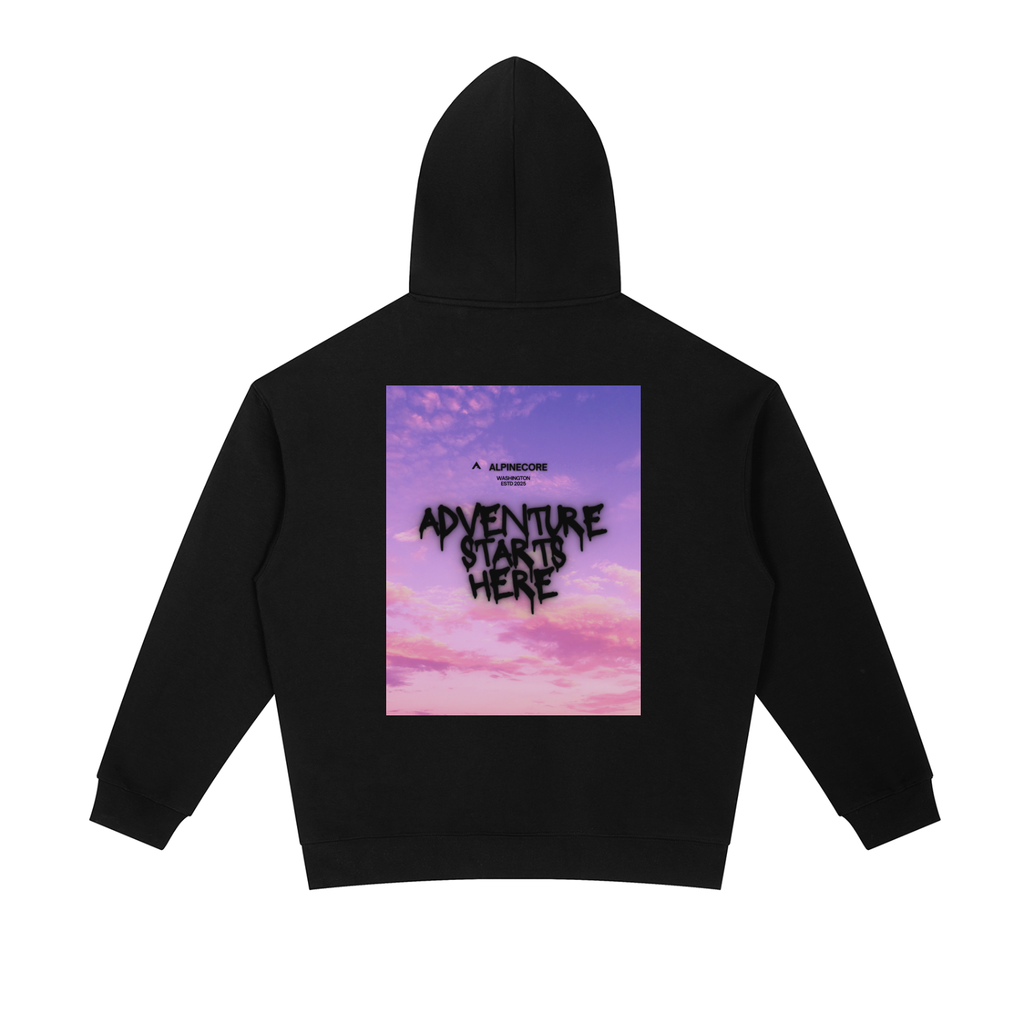 Aventure Starts Here Graphic Hoodie V2