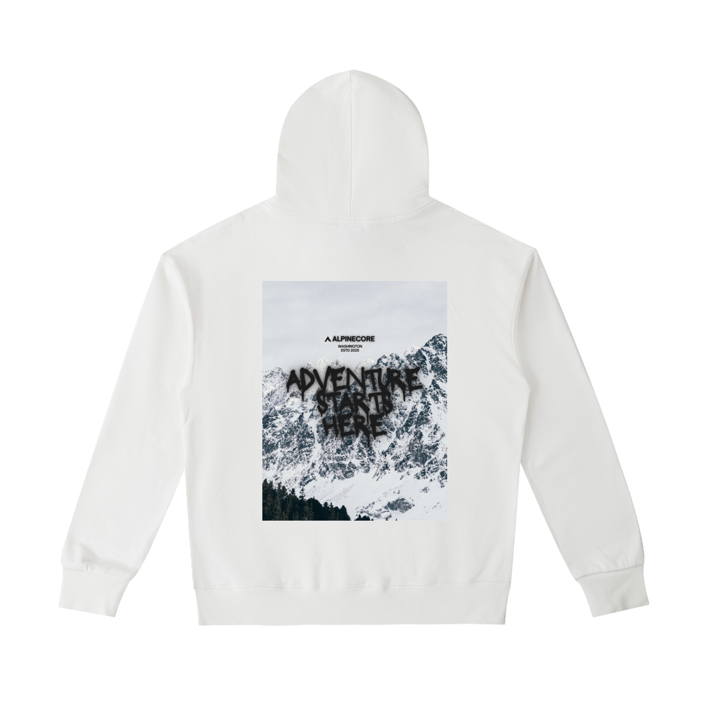 Adventure Starts Here Graphic Hoodie