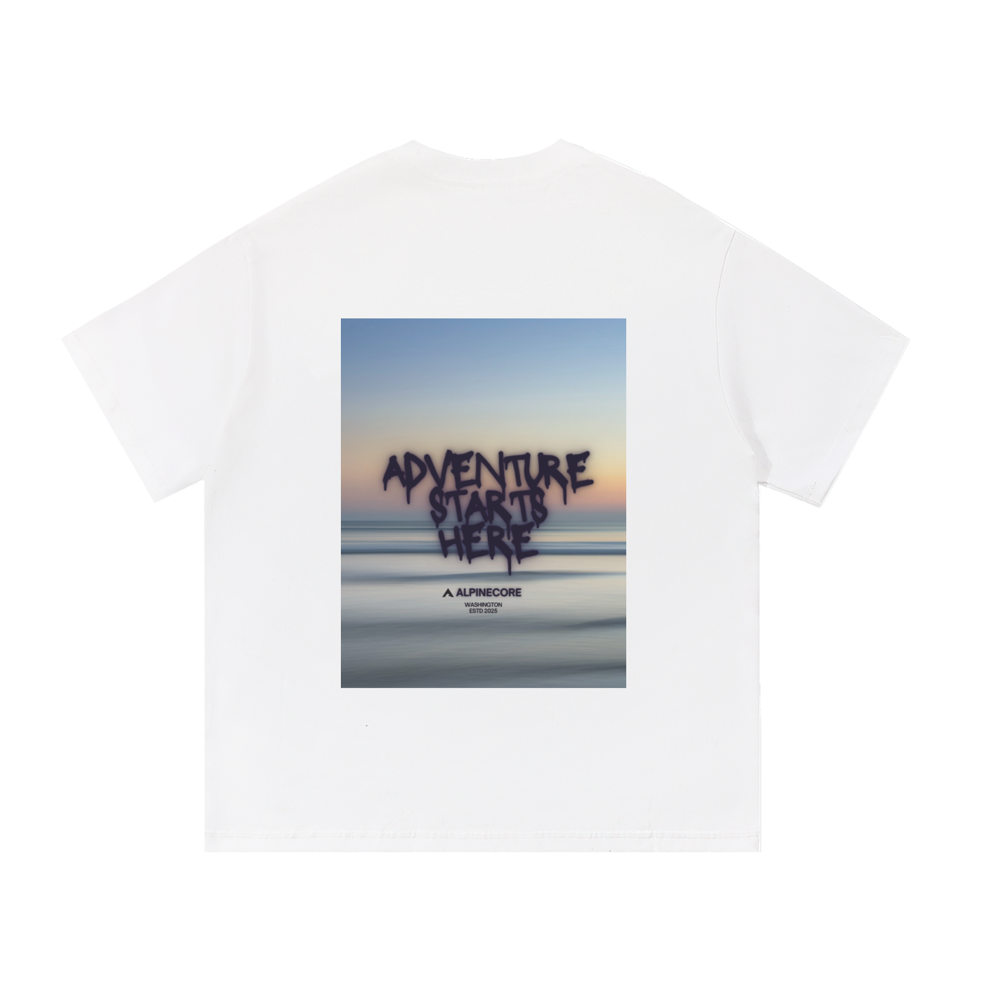 Adventure Starts Here Graphic T-Shirt V4