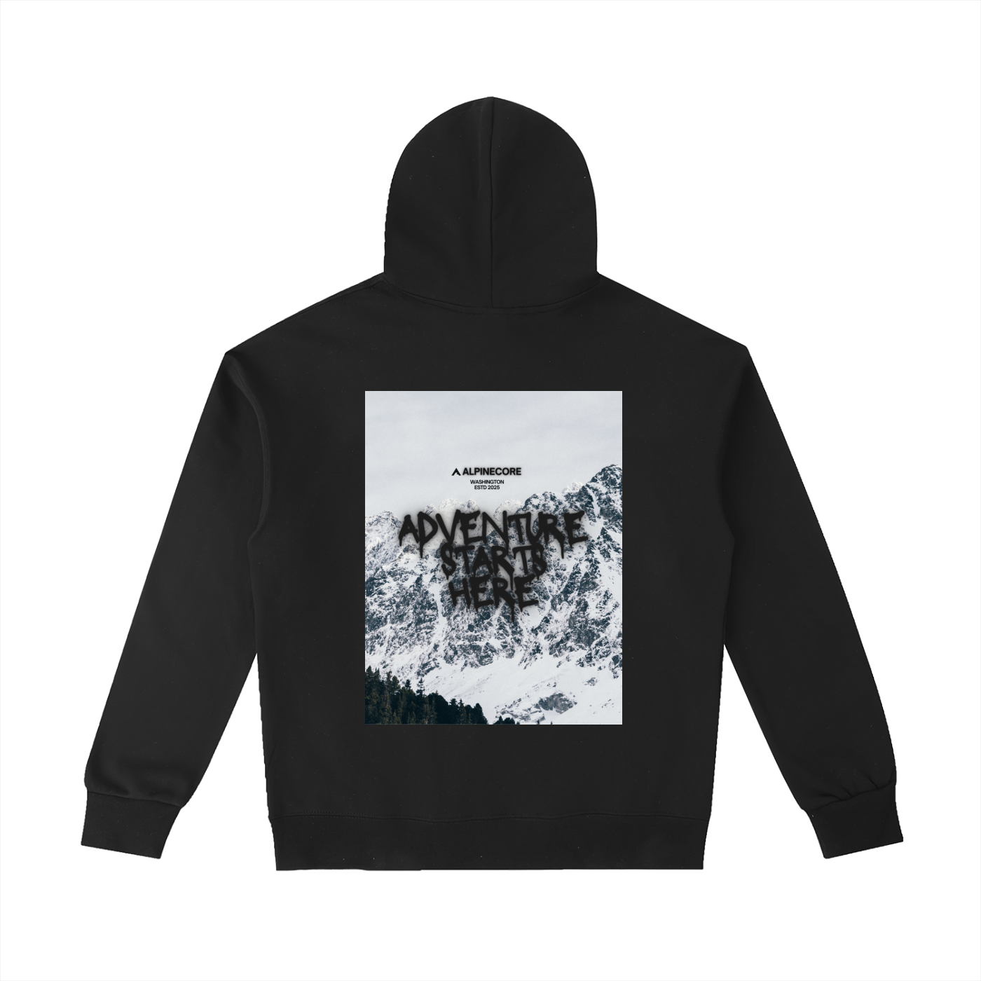 Adventure Starts Here Graphic Hoodie